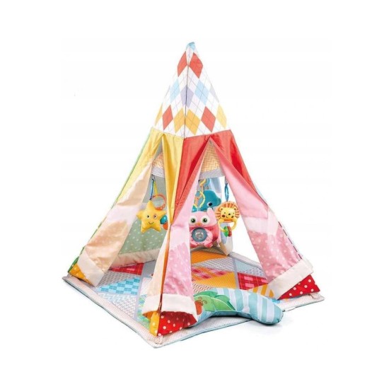 Mängutelk - treeningmatt, tipi WIGWAM 2in1